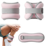 Ankle Weights - Soft Neoprene, 1 to 3kg Pair