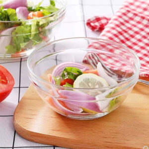 Clear Glass Stack Bowls - 6 to 23cm