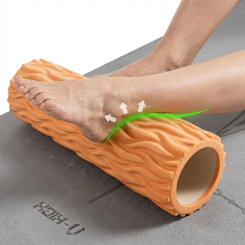Foam Roller with 3D Texture for Deep Tissue Massage