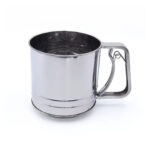 Stainless Steel Flour Sieve with Squeeze Handle