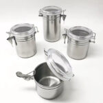 Stainless Steel Food Storage Jar with Locking Lid