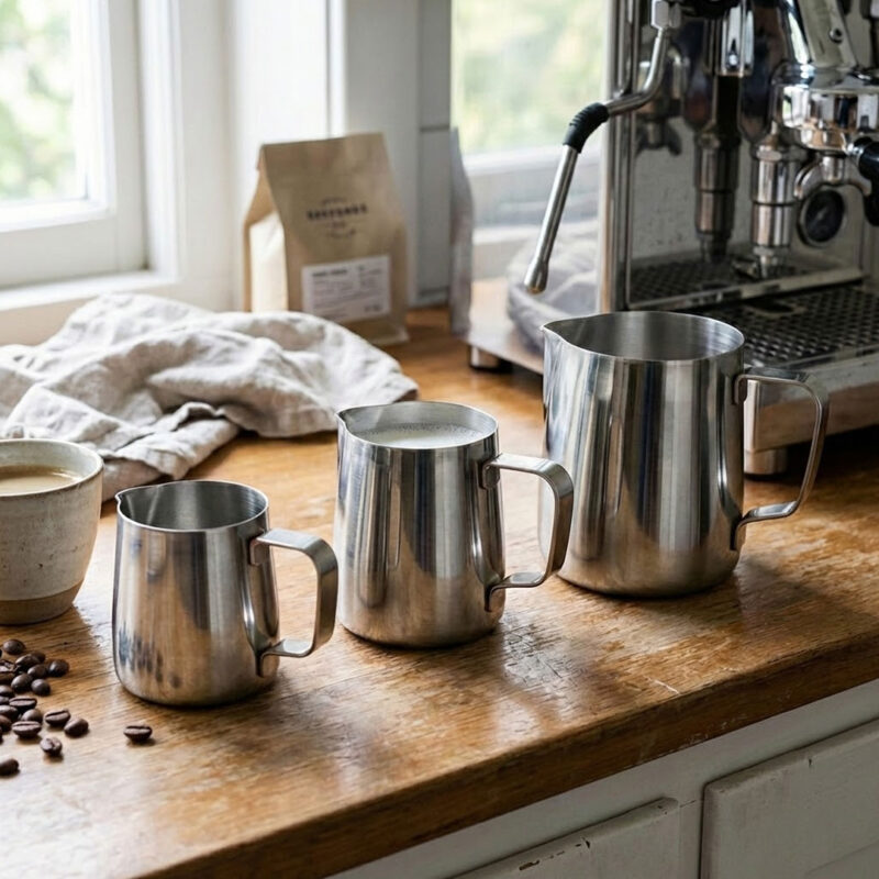 Stainless Steel Milk Frothing Jug or Pitcher