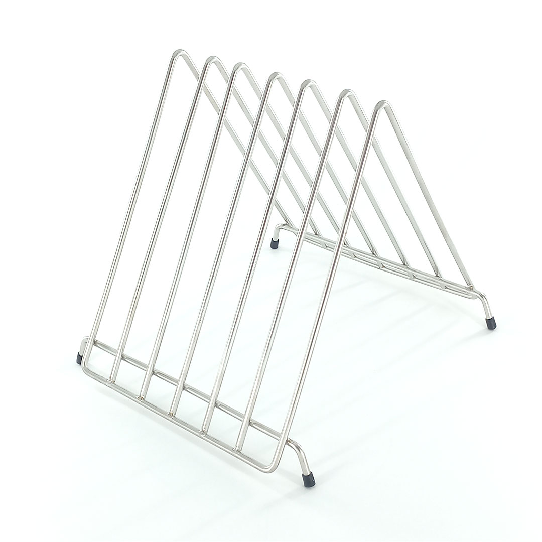 Stainless Steel Chopping Board Rack with 6 Slots