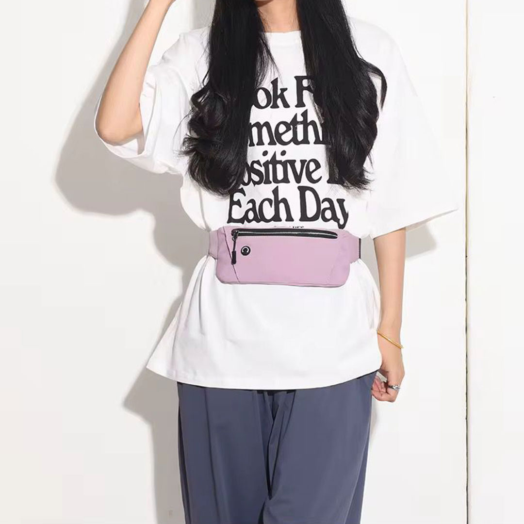 Slim Waist Bag with Earphone Port