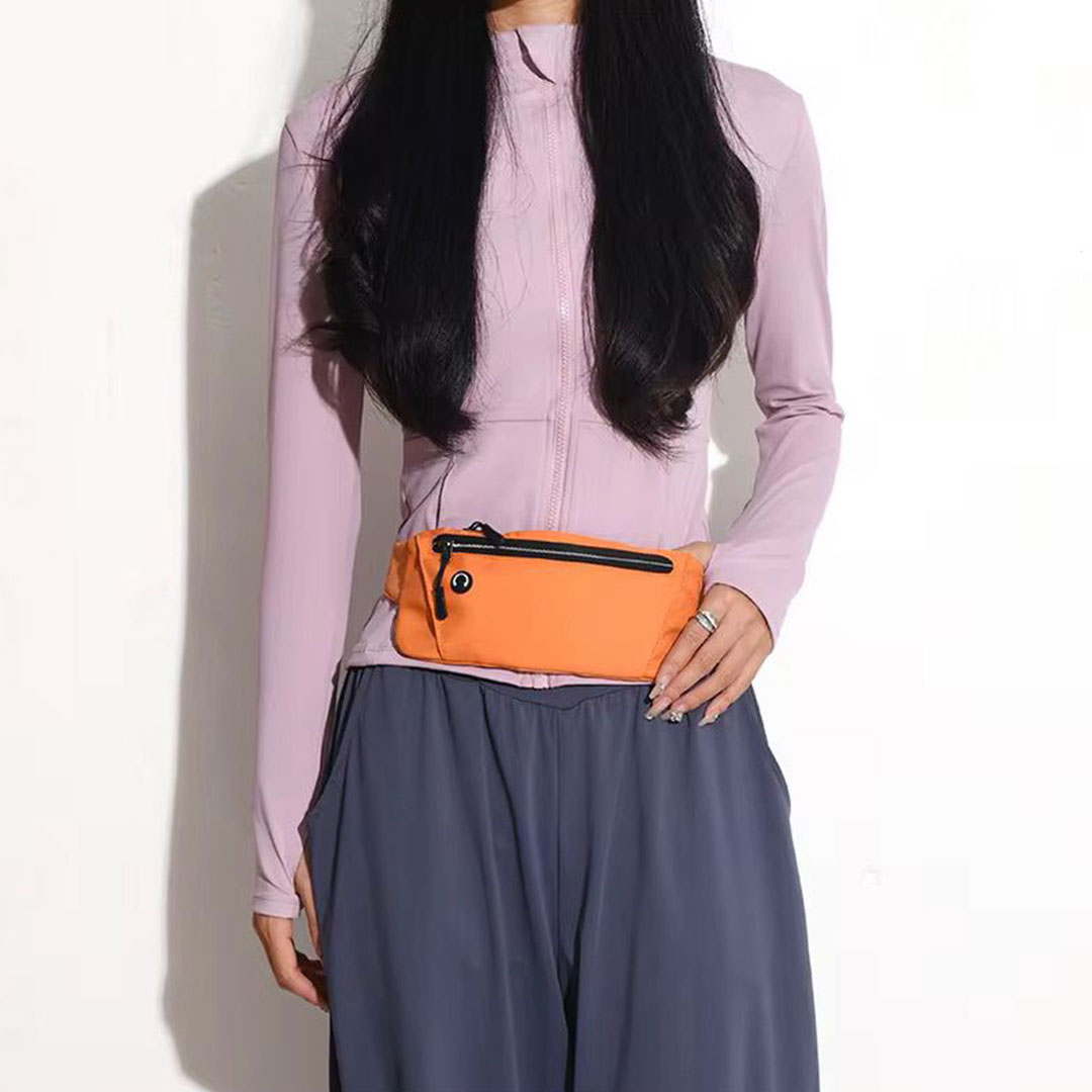 Slim Waist Bag with Earphone Port