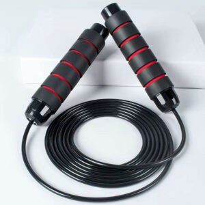Weighted and Adjustable Skipping Rope with Steel Bearings