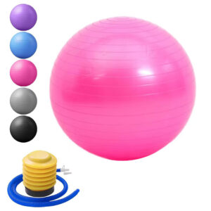 Antiburst Yoga Ball with Pump - Exercise Stability Ball
