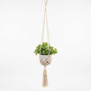 Macrame Plant Hanger – 105cm Boho Cotton Rope Design