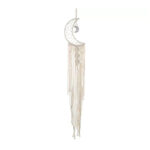 Crescent Moon Macrame Wall Hanging Dream Catcher
