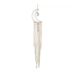 Crescent Moon Macrame Wall Hanging Dream Catcher