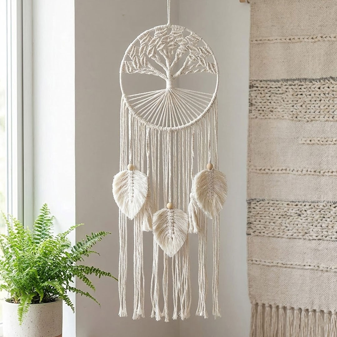 Macrame Tree of Life Wall Hanging Dream Catcher