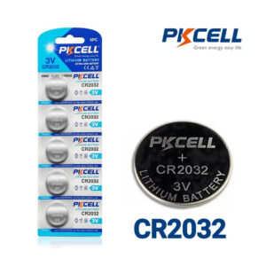 5pcs PKCELL CR2032 3V Lithium Button Cell Batteries