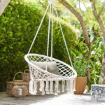 Macrame Hammock Swing Chair for Indoor & Outdoor Use