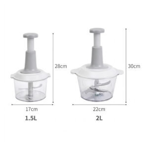 1.5 & 2L Push Down Vegetable Chopper