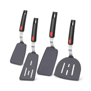 Heat Resistant Wide Silicone Spatula for Nonstick Pans