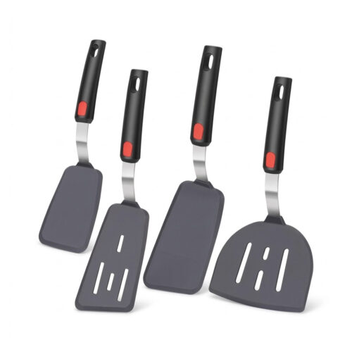 Heat Resistant Wide Silicone Spatula for Nonstick Pans
