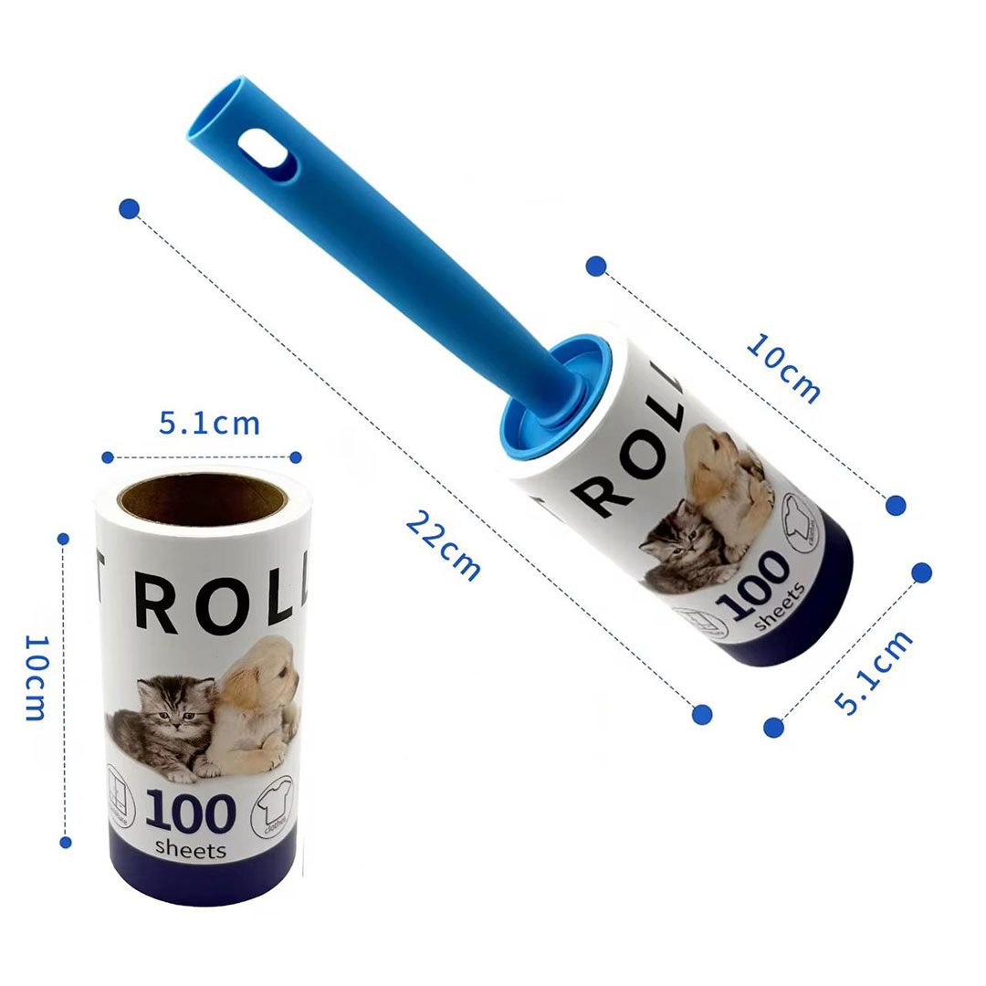 100 Sheet Lint Roller with Extra Sticky Sheets