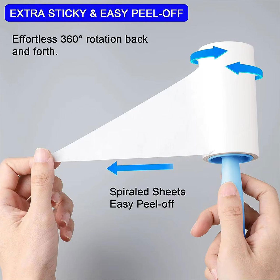 100 Sheet Lint Roller with Extra Sticky Sheets
