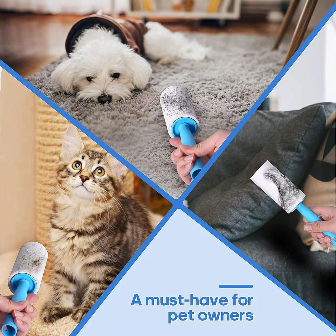 100 Sheet Lint Roller with Extra Sticky Sheets