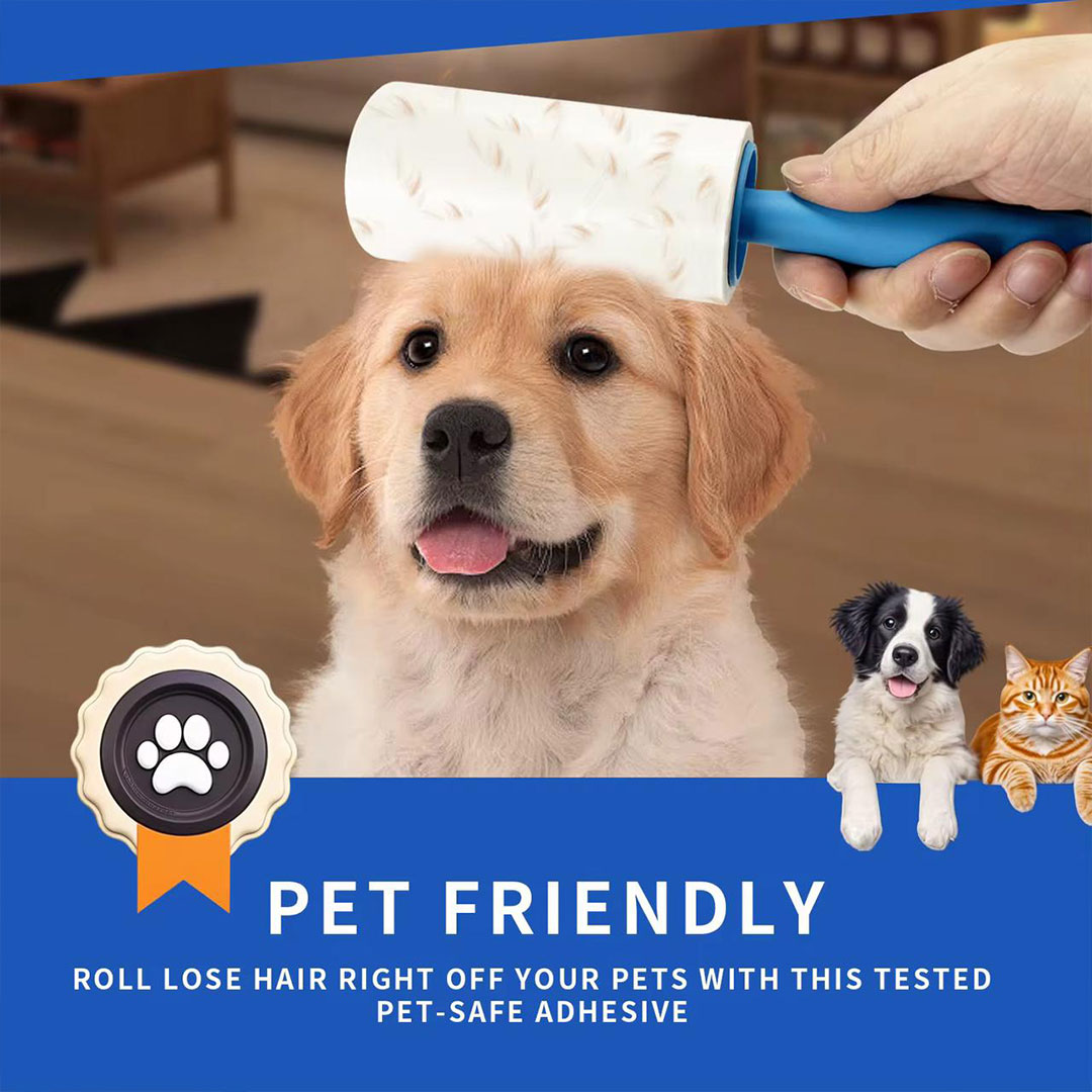100 Sheet Lint Roller with Extra Sticky Sheets