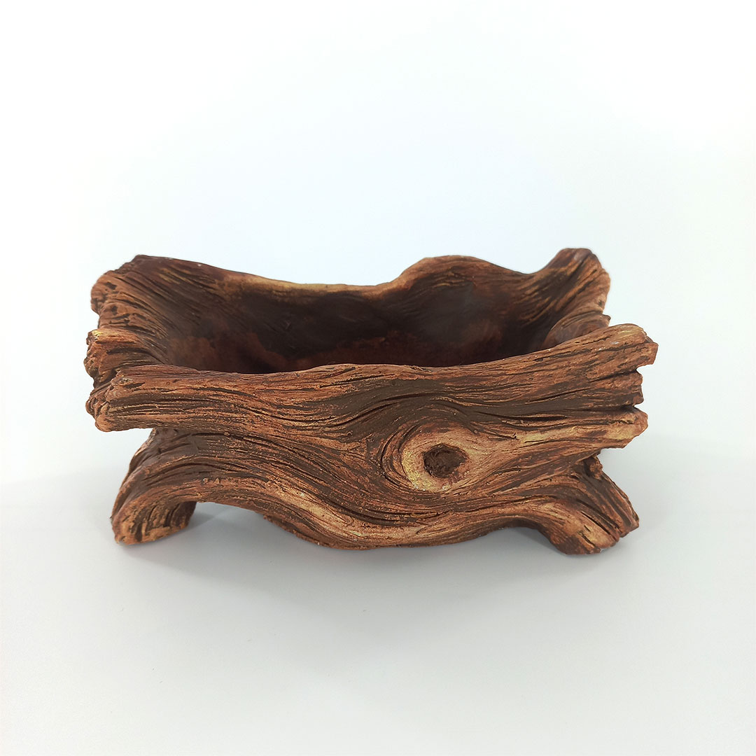 Cement Driftwood Planter