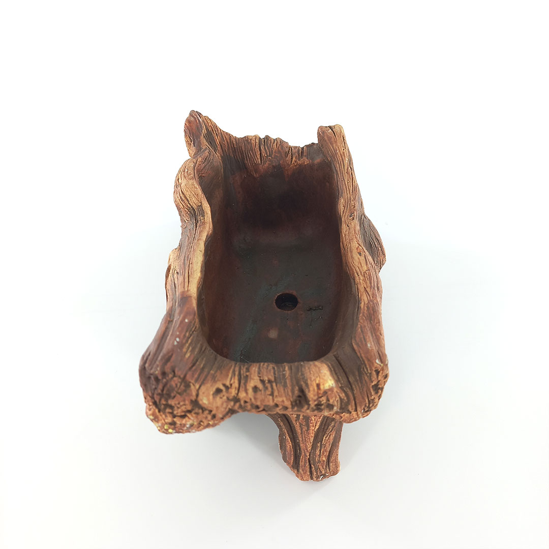 Cement Driftwood Planter