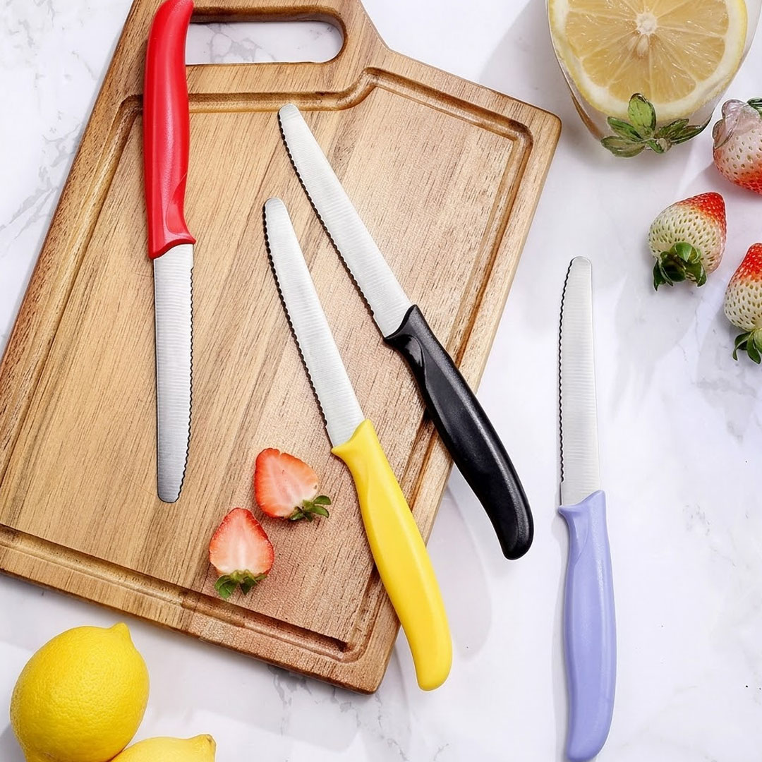 22cm Fruit Knife with Serrated Stainless Steel Blade