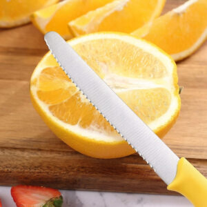 22cm Fruit Knife with Serrated Stainless Steel Blade