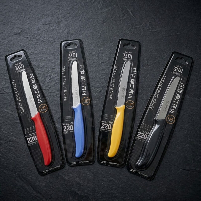 22cm Fruit Knife with Serrated Stainless Steel Blade