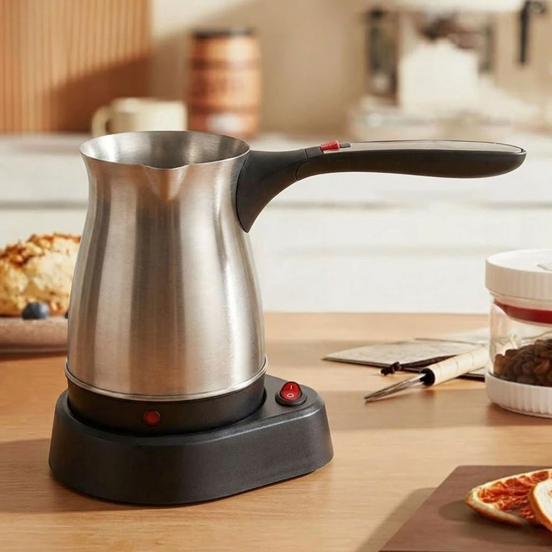 500ml Stainless Steel Electric Turkish Coffee Pot