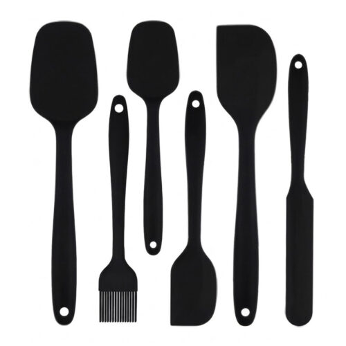6pc Heat-Resistant Silicone Spatula Set