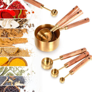 8pc-Gold-Stainless-Steel-Measuring-Cups-and-Spoons-Set-2 8pc Gold Stainless Steel Measuring Cups and Spoons Set