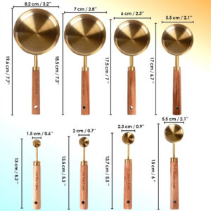 8pc-Gold-Stainless-Steel-Measuring-Cups-and-Spoons-Set-3 8pc Gold Stainless Steel Measuring Cups and Spoons Set