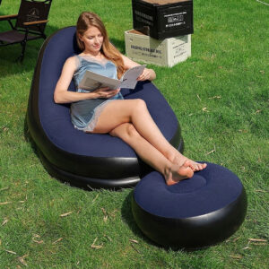 Inflatable-Lazy-Sofa-with-Footrest-6 Inflatable Lazy Sofa with Footrest for Indoor and Outdoor Use