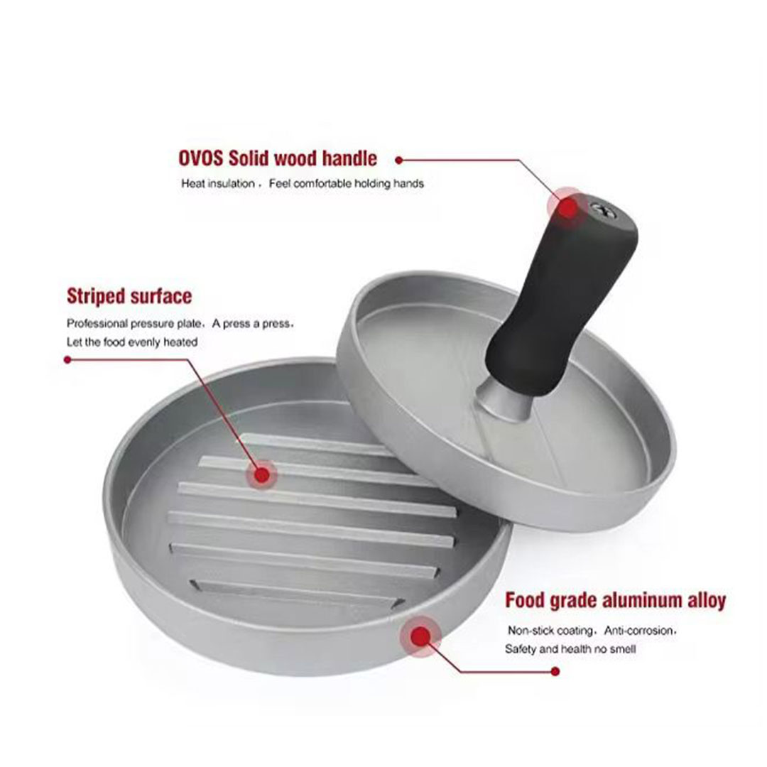 Non-Stick Aluminum Burger Press