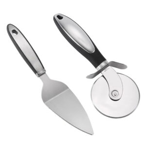 Pizza Cutter Wheel and Server Set