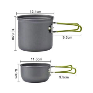 5pc Portable Outdoor Camping Cookware Set