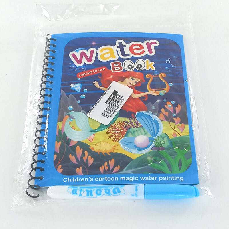 Water-Magic-Colouring-Book-3 Kids Water Magic Colouring Book with Reusable Pages