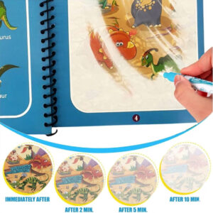 Water-Magic-Colouring-Book-8 Kids Water Magic Colouring Book with Reusable Pages