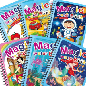 Kids Water Magic Colouring Book with Reusable Pages