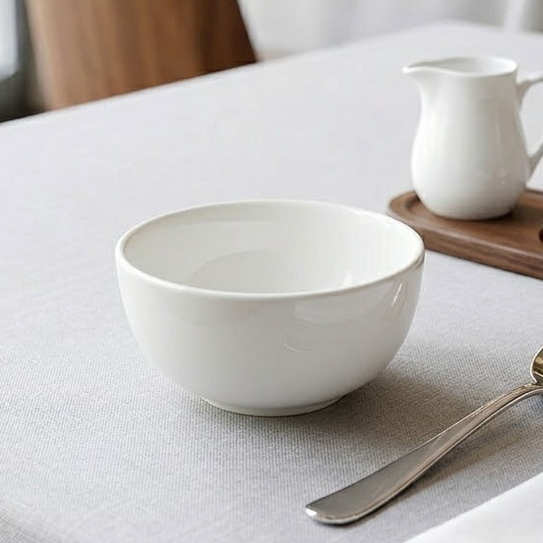 13cm Premium Porcelain Round Bowl - Culinary Kraft