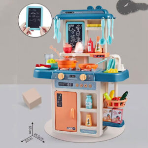 55pc Kids Kitchen Play Set with Light, Sound and Water