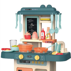 55pc Kids Kitchen Play Set with Light, Sound and Water