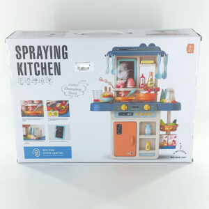 55pc Kids Kitchen Play Set with Light, Sound and Water
