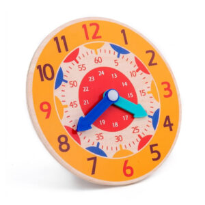 Montessori Wooden Clock Toy for Teaching Kids