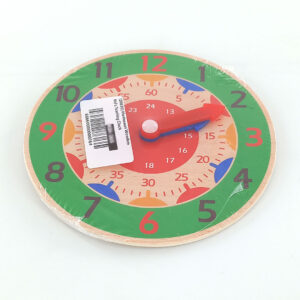 montessori-wooden-clock-4 Montessori Wooden Clock Toy for Teaching Kids