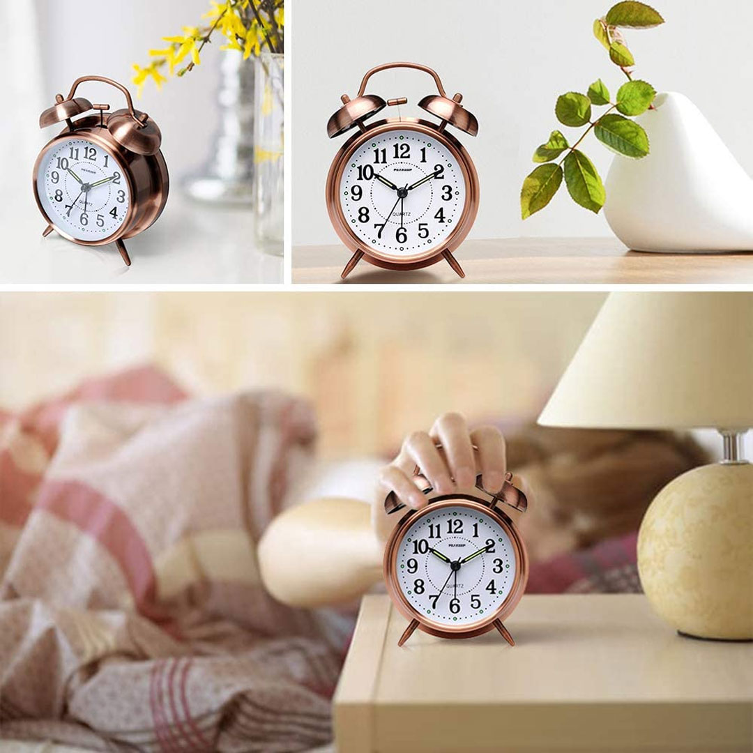 Retro Twin Bell Alarm Clock