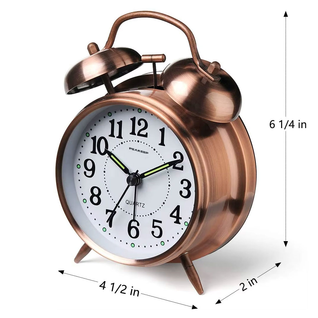 Retro Twin Bell Alarm Clock