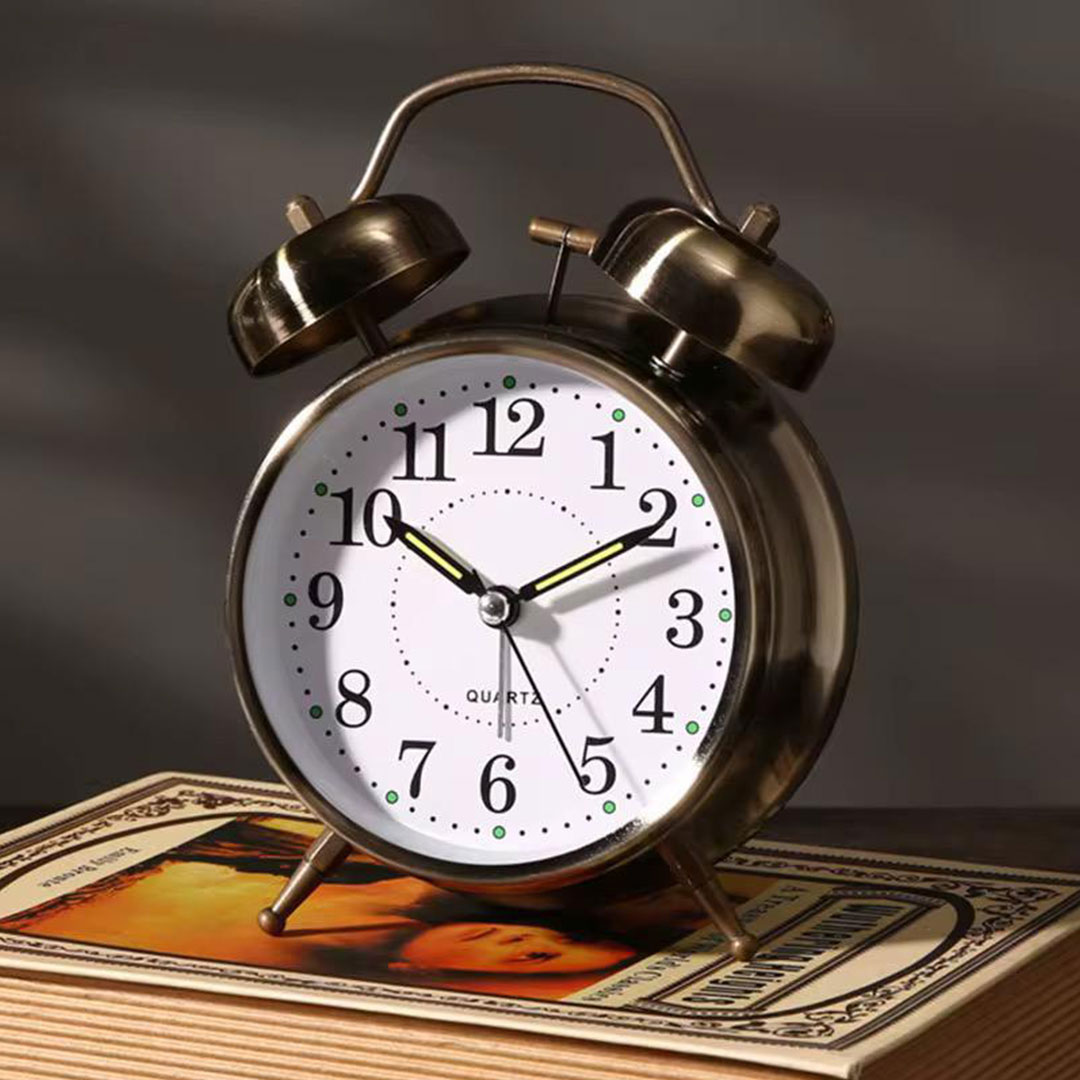 Retro Twin Bell Alarm Clock