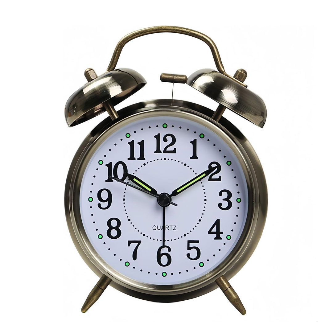 Retro Twin Bell Alarm Clock